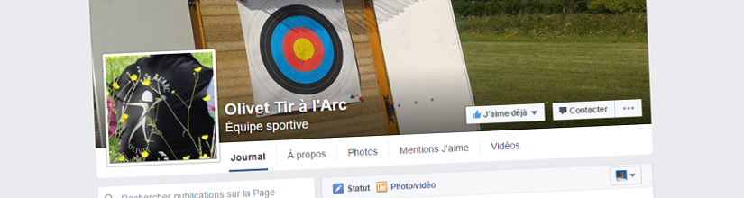 Retrouver également l'actualité d'Olivet Tir à l'Arc sur Facebook !